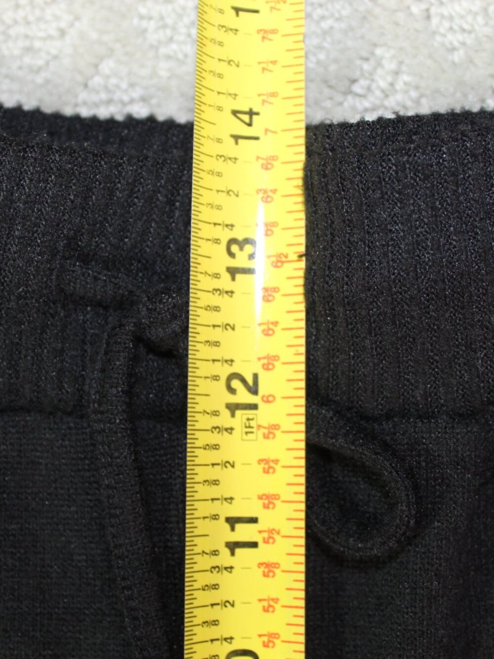Mudpie Size L Black Semi-Fuzzy Lounge Pants - Picture 5 of 6